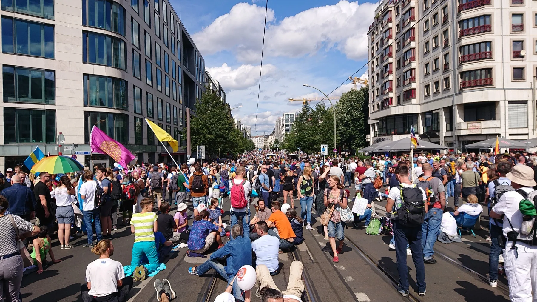 Demonstration gegen Corona-Maßnahmen in Berlin am 29. August 2020